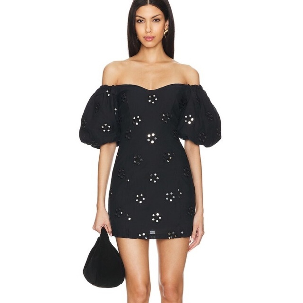 RHODE Dali Dress in Ink Mirror Daisy